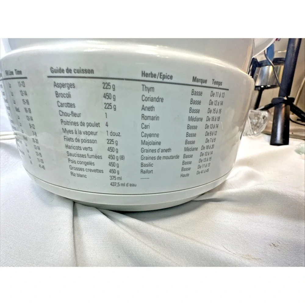 VTG Black & Decker HS800 Flavor Scenter Handy Steamer/Rice Cooker (1991) TESTED